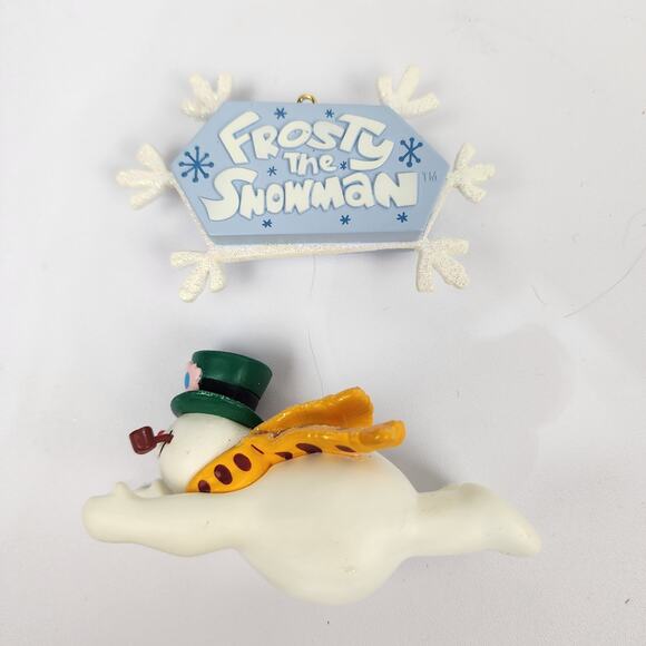 Frosty The Snowman Flying / Talking Christmas Ornament Heirloom w/new Batteries - Picture 1 of 3